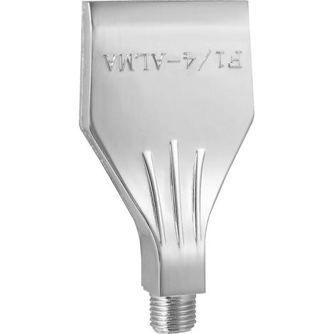 Luftsprühdüse Mit Gewinde Für Gebläse, Flachdüse Für Heißluftkühlung. – 8,80 X 4,80 X 1,50 Cm – Silber