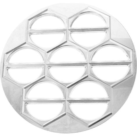 Pelmeni-form Aus Aluminiumlegierung, 14 Mulden – 24 X 24 X 1,5 Cm – Silber
