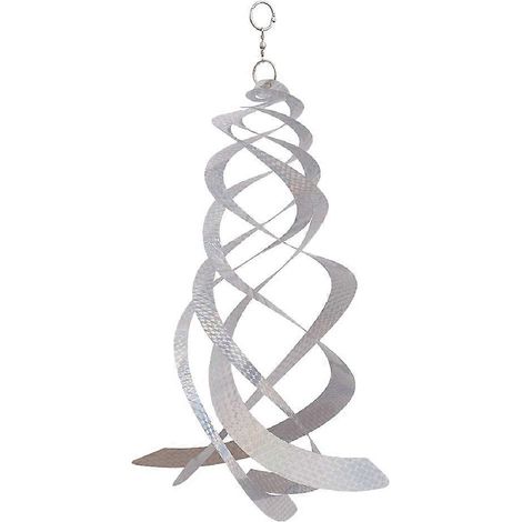 Hängende Vogelabwehrdekoration, Reflektierende Vogelabwehr – 28 X 3 Cm – Silber