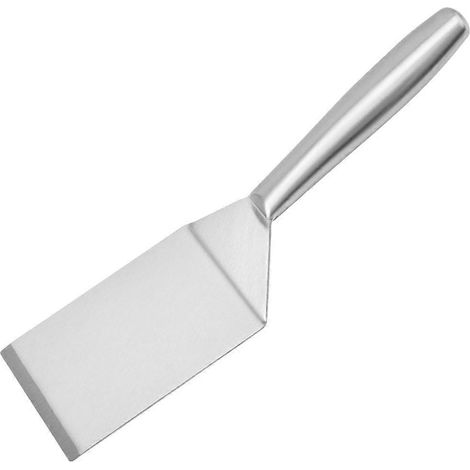 Steakwender Aus Edelstahl, Bratwender, Multifunktionaler Küchenwender, Steaklöffel – 26,80 X 7,50 X 3,00 Cm – Silber 1