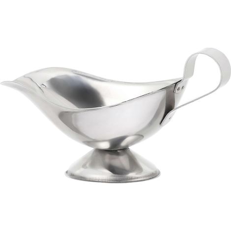 Soßenschüssel, Saucentopf, Gewürzschale Für Restaurants – 17 X 8 X 6 Cm – Silber
