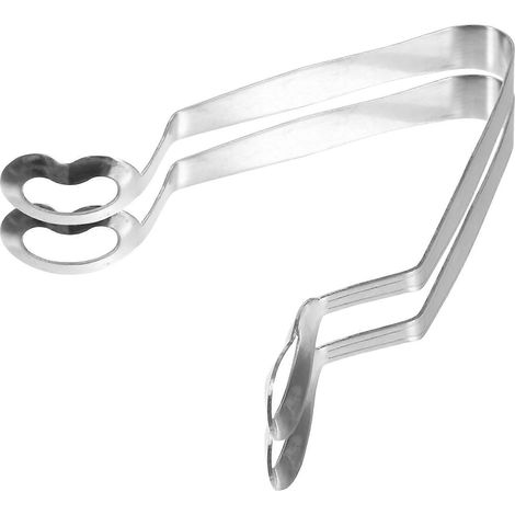 Edelstahl-schneckenzange Für Gastronomie Und Haushalt – 15,50 X 4,30 X 1,30 Cm – Silber