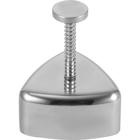 Dreieckige Onigiri-form Aus Edelstahl Zur Herstellung Von Hausgemachten Reisbällchen – 9,5 X 7,5 X 7 Cm – Silber