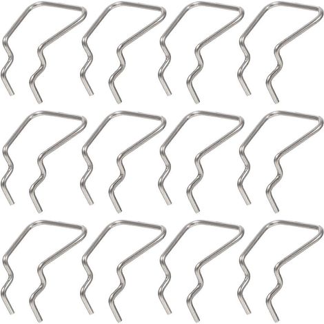 Set Mit 12 Werkzeughaken, Ideal Für Die Präsentation Von Eisenwaren. – 5,5 X 4,5 Cm – Silber