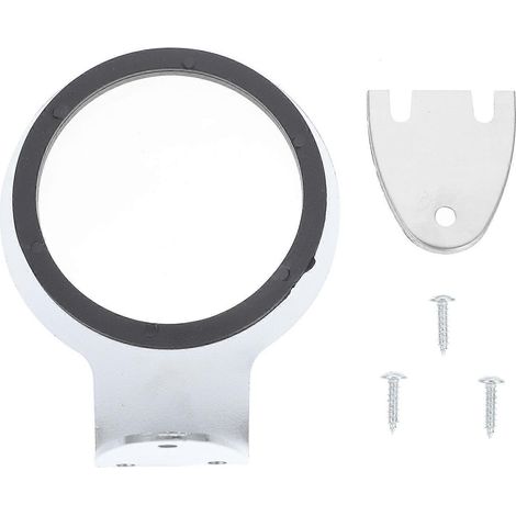 Wandhalterung Für Haartrockner Aus Edelstahl (1 Stück) Für Friseursalons – 12,3 X 10,1 X 5,7 Cm – Silber