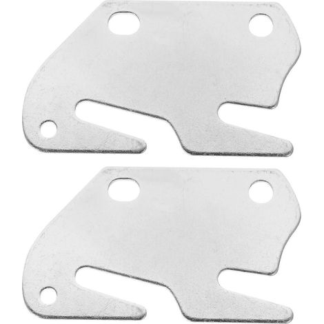 Bettzubehörteile: Bettseitenteil Aus Holz, Haken, Bettgestellplatten – 9,80 X 5,90 X 0,20 Cm – Silber