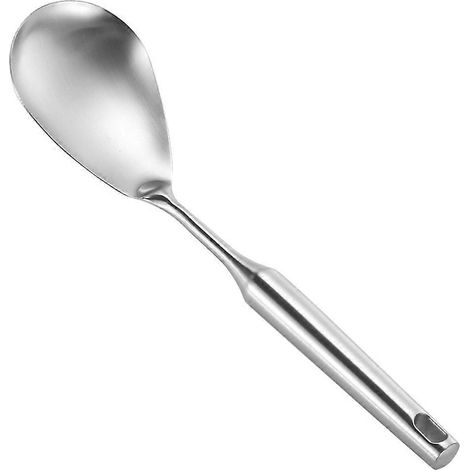 Robuster, Verschleißfester Reislöffel Für Den Haushalt, Praktischer Reislöffel, Haushaltshelfer – 31 X 8 X 1,5 Cm – Silber