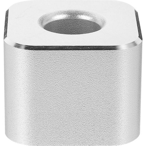 Würfelförmiger Stiftehalter Aus Metall, Ideal Für Zuhause, Büro Oder Schule. – 3,8 X 3,8 X 3 Cm – Silber