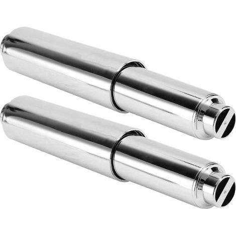 Flexible Spiral-toilettenpapierrollen (silber) – 16,50 X 2,40 X 2,40 Cm – Silber