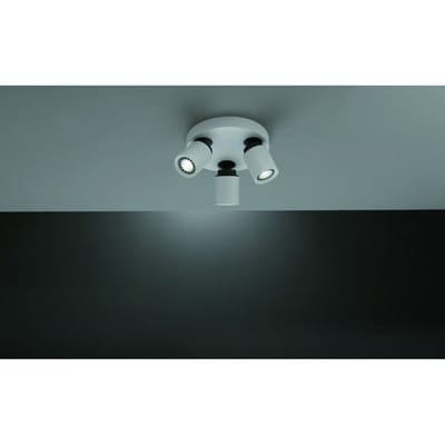 Böhmer LED-Aufbaustrahler 3xGU10 ws/anth 42528