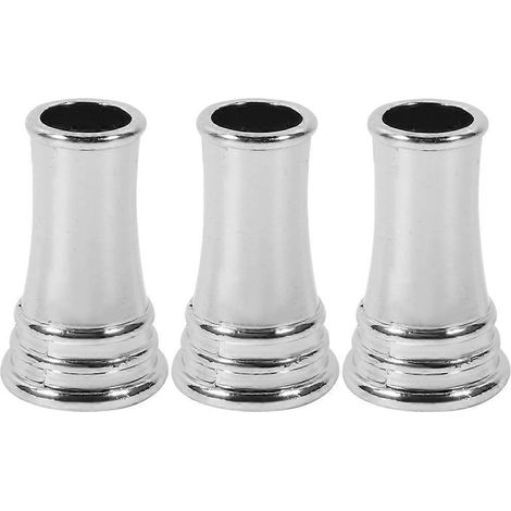 Set Mit 3 Stifthaltern Aus Metall, Einzelne Stifthalter, Kupfersockel Für Zuhause Oder Büro – 3,70 X 2,20 X 2,20 Cm – Silber