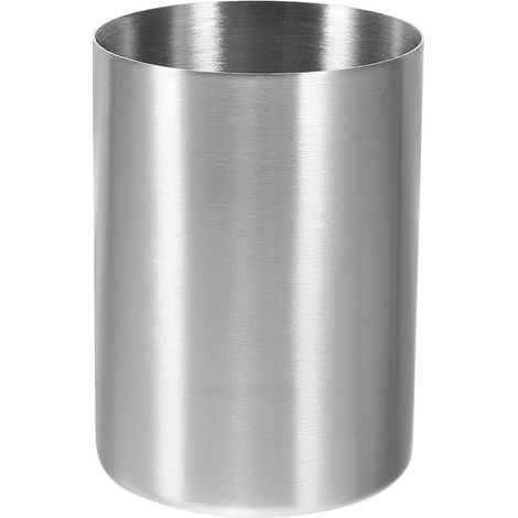 Edelstahlbecher Mit Integrierter Zahnbürste, Für Wasser, Getränke Und Bier, Ideal Für Zuhause, Partys Und Reisen (silber, 300 Ml)