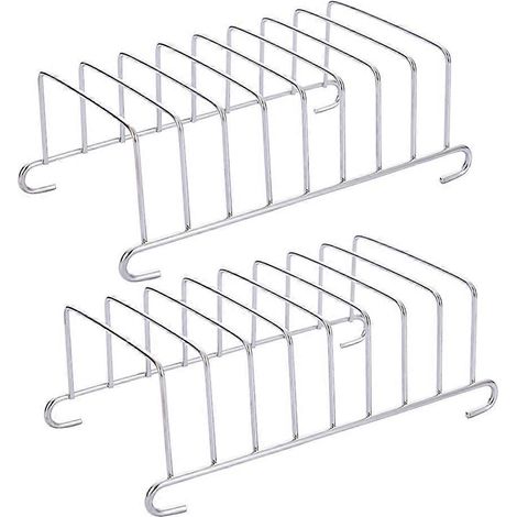 Set Mit 2 Airfryer-rosten, Brotrost Für Elektrische Fritteusen, Kochzubehör Für Airfryer – 15,50 X 8,50 X 4,50 Cm – Silber