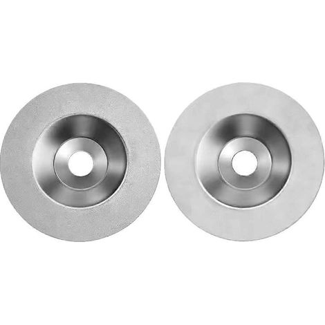 Diamantpolierscheiben Für Winkelschleifer Zum Schärfen Von Messerklingen (körnung 400 Und 1000). – 10,00 X 10,00 X 1,60 Cm – Silber