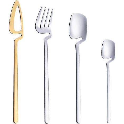 Set Bestehend Aus 1 Gabel Und 1 Löffel