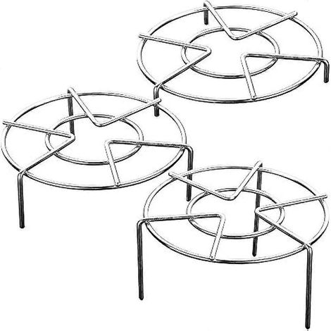 Set Mit 3 Sourceton Edelstahl-kochrosten, 3 Größen, Robust, Für Schnellkochtopf, Dampfkorb, Kochrost Für Töpfe Und Pfannen - 30 Cm (12 Zoll)