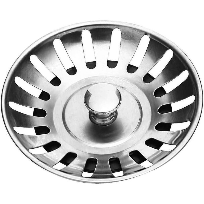Spülbecken-siebverschluss Aus Edelstahl, Durchmesser: 80 Mm