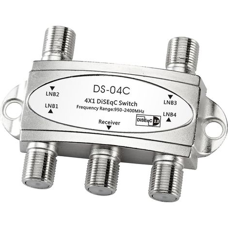 Ds-04c Professional Program 4x1 Diseqc-switch, "f"-schnittstelle.