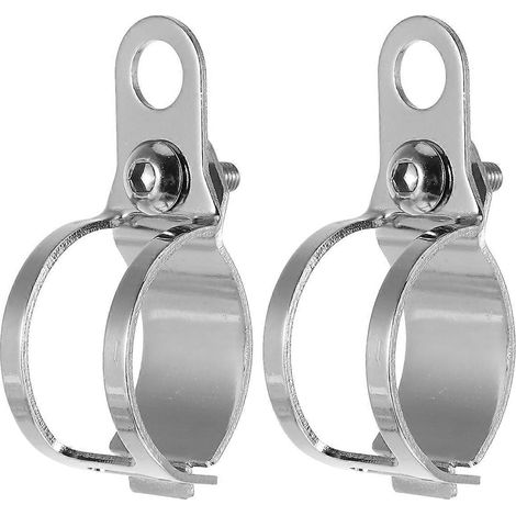 Motorrad-blinkerhalterungen – 8,5 X 3 Cm – Silber