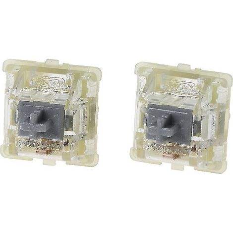 Leiser 3-pin-linearschalter In Silber Mit Rgb-smd-beleuchtung Für Mechanische Tastaturen