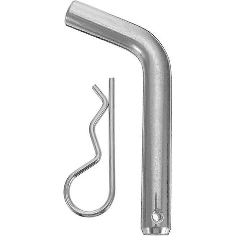 5/8-zoll-anhängerkupplungs-sicherungsbolzen Mit Verriegelungsclip – 13,5 X 6 Cm – Silber