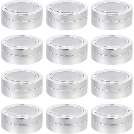12 Aluminiumgläser