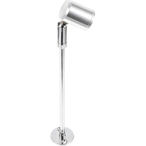 Kleiner, Drehbarer Led-standstrahler Für Schmuckvitrinen – 26,50 X 3,00 X 2,30 Cm – Silber