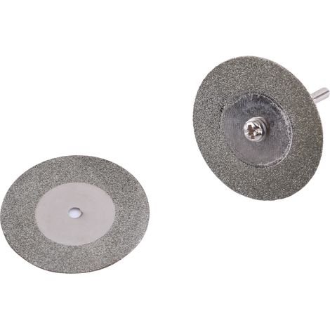 10 Mini-diamanttrennscheiben Für Rotationsschleifer + 2 Dorne – Zubehör Für Schleifmaschinen