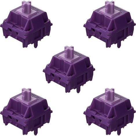 63,5 G Kailh Purple Potato Shaft Pom Material Paragraph Switch Vorgeschmiert