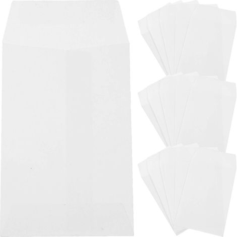 100 Umschläge Für Geld, Ersparnisse Und Trinkgelder – 9,00 X 6,00 X 0,10 Cm – Weiß