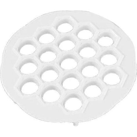 Ravioli-form Mit 19 Mulden, Schnellpresse Für Ravioli, Küchenhelfer Aus Kunststoff (weiß) – 20,7 X 20,7 Cm