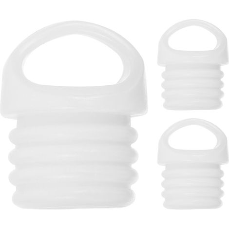 Set Mit 3 Gummi-ablaufstopfen Für Wischmoppeimer – 3,00 X 1,80 X 1,80 Cm