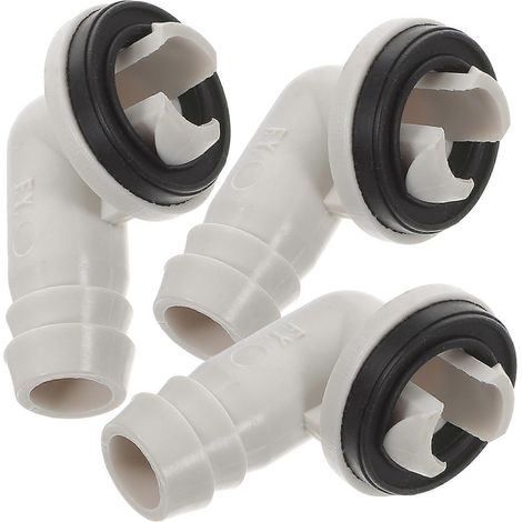 Set Mit 3 Winkelstücken Für Den Abluftschlauch Von Split-klimaanlagen, 40 Mm, Kompatibel Mit Midea 15-mm-geräten. – 4,50 X 3,00 X 2,70 Cm