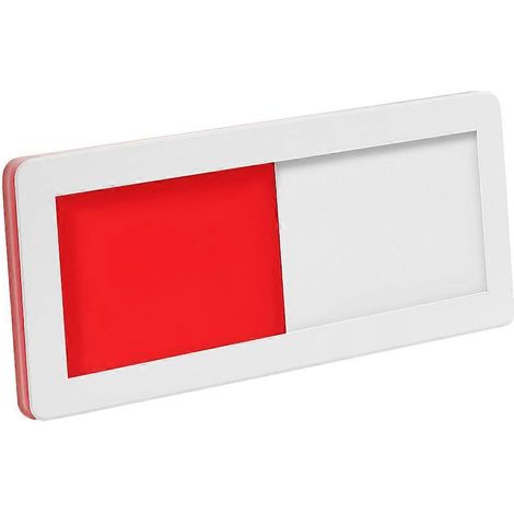 Türschild Für Büros, Besprechungsräume, Praktisches Schiebetürschild, Hinweisschild Für Sichtschutz-schiebetüren – 15,00 X 6,00 X 0,20 Cm – Weiß