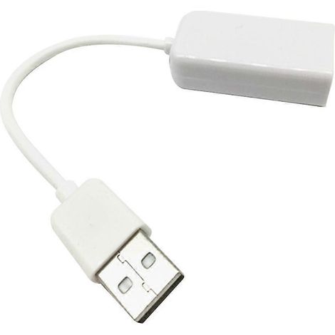 7.1-kanal Virtual 3d Audio Usb 2.0 Adapter Mit Laptop-lautsprecherkabel (weiß) - M-weiß
