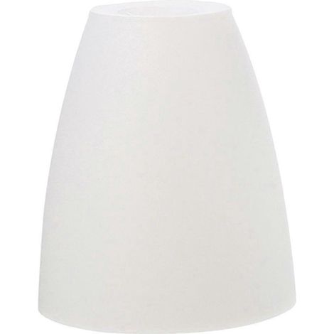 Ersatzlampenschirm Für Stehlampe, Tragbarer Kunststofflampenschirm, Robuster Dekorativer Kunststofflampenschirm – 11,50 X 10,00 X 10,00 Cm – Weiß