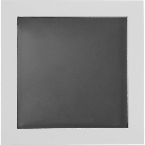 Wand-fotorahmen Für Cds, Multifunktionaler Tischrahmen, Holzrahmen Für Schallplatten – 18 X 18 X 2 Cm – Weiß