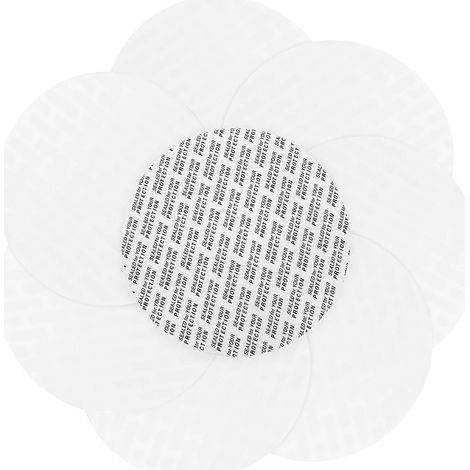 Packung Mit 100 Druckempfindlichen Dichtungen Für Flaschen Und Gläser – 7 X 7 Cm
