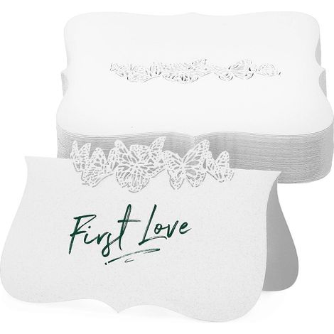 50 Tischkarten Für Hochzeiten, Kleine Tischkarten, Tischstecker, Schmetterlingsdesign