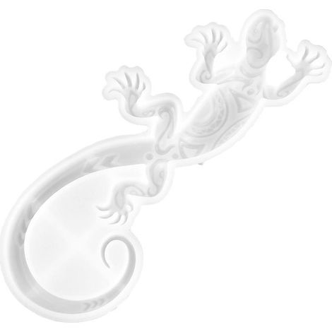 3d-gecko-harzform Für Diy-wanddekoration, Diy-silikonform – 20 X 9 Cm