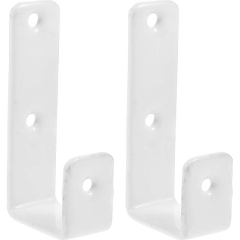Set Leiterhalterungen Für Etagenbetten, Robuster Befestigungshaken – 6,90 X 3,20 X 2,00 Cm – Weiß