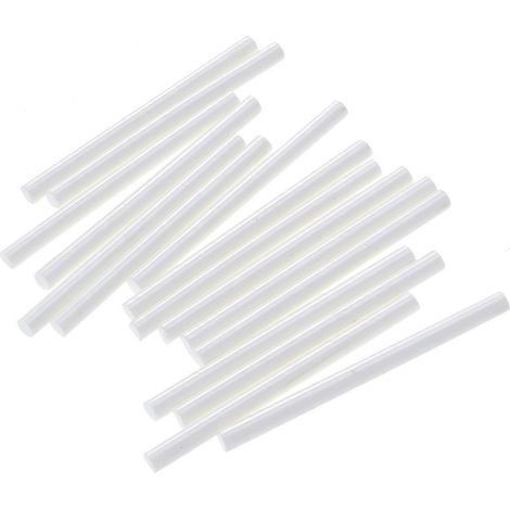 Packung Mit 16 Farbigen Heißklebestiften Für Multifunktions-reparaturwerkzeuge (weiß) – 10,00 X 0,70 X 0,70 Cm – Weiß