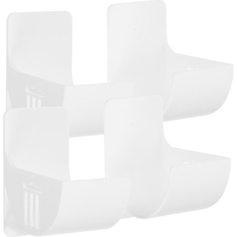 Paar Wand-müllbeutelhalter, Müllbeutel-organizer, Einkaufstütenspender – 7 X 6,5 X 4 Cm – Weiß