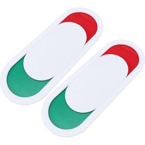 Set Mit 2 Schiebetürpaneelen Für Toiletten: Schiebepaneel „frei“ / „belegt“ Für Toiletten – 10,00 X 4,00 X 0,80 Cm – Weiß