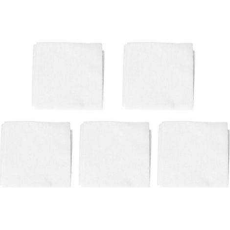 Set Mit 5 Wiederverwendbaren Tofu-dämpfbeuteln Aus Baumwollmusselin, Gesäumt. – 40 X 40 Cm