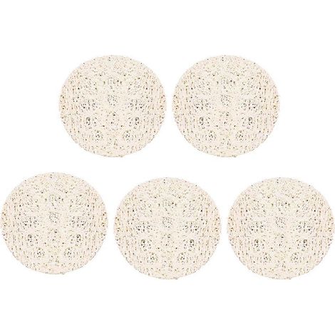 Set Mit 5 Natürlichen Luffa-badeschwämmen Für Damen Und Herren.