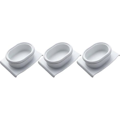 Set Mit 3 Fingerschutzkappen Für Gemüseschneider, Handschutz Für Schneidemaschinen – 9,4 X 8 X 2,2 Cm – Weiß