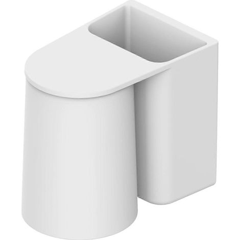 Magnetischer Wandbecherhalter Für Einzelne Zahnbürsten Und Zahnpasta – 12,1 X 7,8 X 10 Cm – Weiß