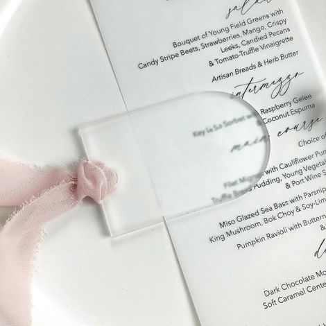 Set Mit 10 Tischschildern Aus Mattiertem Acrylglas, Blanko-acryl-etiketten Mit Band, Mattiertes Acrylglas-hochzeitsschild – 9,00 X 4,50 X 0,20 Cm