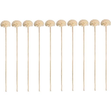 10 Flammenlose Duftstäbchen Für Ätherische Öle, Künstlicher Blumenduft – 22 X 3 Cm – Weiß
